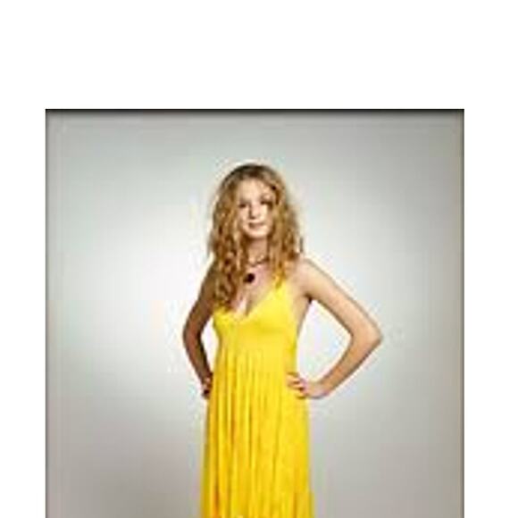 RACHEL PALLY Yellow Deep Plunge Empire Waist Babydoll Maxi Dress Size XS Modal - Picture 4 of 8
